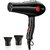 Choaba Men and Women Stylish 2000watt Hot and Cold Hair Dryers 2800 with 2 attachments (BLACK)