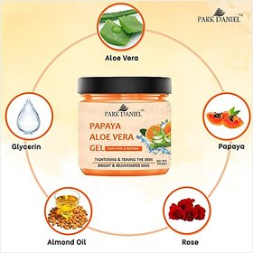 PARK DANIEL Papaya Aloe Vera Gel For Skin Spot Removal 100 gms (100 g)
