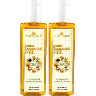 PARK DANIEL Organic Body Massage oil combo of 2 bottles of 100 ml (200 ml) (200 ml) PARK DANIEL Organic Body Massage oil combo of 2 bottles of 100 ml (200 ml) (200 ml)