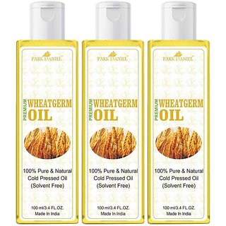 PARK DANIEL Premium Cold Pressed Wheatgerm oilCombo pack of 3 bottles of 100 ml(300 ml) (300 ml) PARK DANIEL Premium Cold Pressed Wheatgerm oilCombo pack of 3 bottles of 100 ml(300 ml) (300 ml)