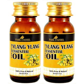                       PARK DANIEL Premium Ylang Ylang Essential Oil Combo pack of 2 bottles of 30 ml(60 ml) (60 ml)                                              