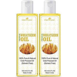 PARK DANIEL Premium Cold Pressed Wheatgerm oilCombo pack of 2 bottles of 100 ml(200 ml) (200 ml) PARK DANIEL Premium Cold Pressed Wheatgerm oilCombo pack of 2 bottles of 100 ml(200 ml) (200 ml)