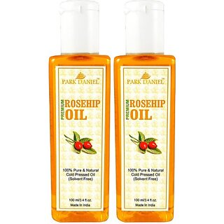                       PARK DANIEL Organic Rosehip oil - Natural & Undiluted combo of 2 bottles of 100 ml (200 ml) (200 ml)                                              