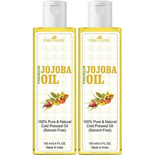 PARK DANIEL Premium Jojoba oil combo pack of 2 bottles of 100 ml(200 ml) (200 ml) PARK DANIEL Premium Jojoba oil combo pack of 2 bottles of 100 ml(200 ml) (200 ml)