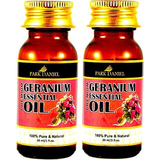 PARK DANIEL Premium Geranium Essential oil- Pure and Natural(60 ml) (60 ml) PARK DANIEL Premium Geranium Essential oil- Pure and Natural(60 ml) (60 ml)