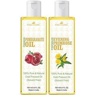 PARK DANIEL Pomegranate Oil & Evening Primrose Oil Combo Pack Of 2 bottle of 100 ml(200 ml) (200 ml) PARK DANIEL Pomegranate Oil & Evening Primrose Oil Combo Pack Of 2 bottle of 100 ml(200 ml) (200 ml)