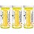 PARK DANIEL Premium Lemon Bath Salt- For Antioxidant & Skin Lightening -Pedicure & Manicure Salt Combo Pack Of 3 Jars of 200 gms(600 gms) (600 g)