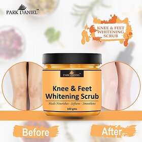 PARK DANIEL Bum, Elbow, Knee Feet & Neck Back Skin Whitening Scrub Pack of 4 100gm(400 gm) Scrub (400 g)