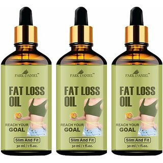                       PARK DANIEL Fat Burner Fat loss fat go slimming weight loss body fitness oil Shaping Solution Shape Up Slimming Oil Combo pack of 3 bottles of 30 ml(90 ml) (90 ml)                                              