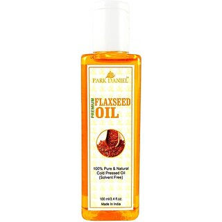                       PARK DANIEL Organic Flaxseed oil- Natural & Undiluted(100 ml) (100 ml)                                              