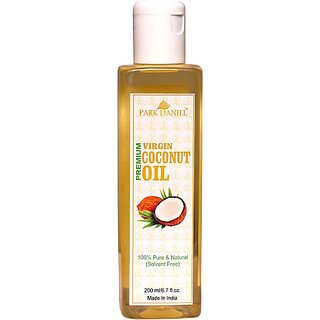                       PARK DANIEL Virgin Coconut Oil- Pure and Natural (200 ml) (200 ml)                                              