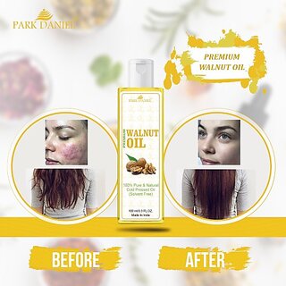                       PARK DANIEL Organic Walnut oil- 100% Pure & Undiluted(100 ml) (100 ml)                                              