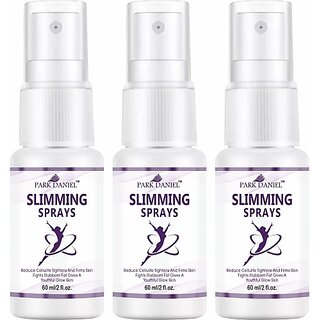                       PARK DANIEL Fat Loss Slimming Spray For Naturally Reduce Body Weight Pack of 3 of 60ML (180 ml)                                              