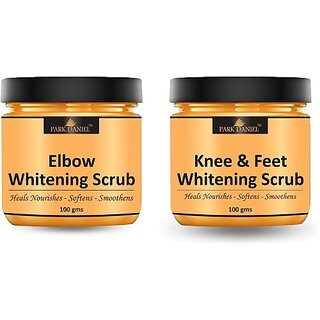 PARK DANIEL Elbow & Underarms Skin Exfoliates Body Whitening Scrub Pack of 2 100gm(200 gm) Scrub (200 g) PARK DANIEL Elbow & Underarms Skin Exfoliates Body Whitening Scrub Pack of 2 100gm(200 gm) Scrub (200 g)