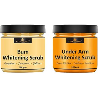 PARK DANIEL Knee Feet Neck & Back Skin Exfoliates Whitening Scrub Pack of 2 100gm(200 gm) Scrub (200 g) PARK DANIEL Knee Feet Neck & Back Skin Exfoliates Whitening Scrub Pack of 2 100gm(200 gm) Scrub (200 g)