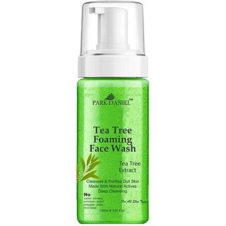 PARK DANIEL Herbal Tea Tree Foaming For Deep Cleansing Normal to Dry Skin 150 ML Face Wash (150 ml) PARK DANIEL Herbal Tea Tree Foaming For Deep Cleansing Normal to Dry Skin 150 ML Face Wash (150 ml)