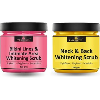 PARK DANIEL Bikini Lines & Intimate Area Skin Whitening Scrub Pack of 2 of 100 gm(200 gms) Scrub (200 g) PARK DANIEL Bikini Lines & Intimate Area Skin Whitening Scrub Pack of 2 of 100 gm(200 gms) Scrub (200 g)