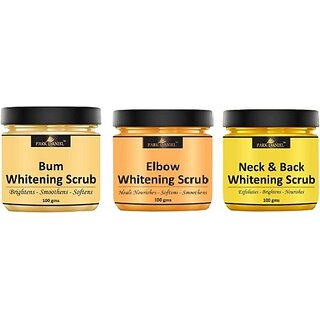                       PARK DANIEL Apricot Facial & Body Scrub For De-tan & Moisturising Skin Pack of 4 of 100ML Scrub (400 ml)                                              