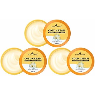                       PARK DANIEL Light Moisturizing Cold Cream Eliminates Dryness from Skin Pack of 3 of 100Grams (300 ml)                                              