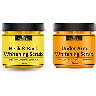 PARK DANIEL Bikini Lines Intimate Area & Underarms Whitening Scrub Pack of 2 100 gm(200 gm) Scrub (200 g) PARK DANIEL Bikini Lines Intimate Area & Underarms Whitening Scrub Pack of 2 100 gm(200 gm) Scrub (200 g)