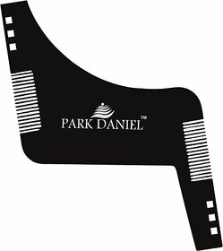 PARK DANIEL Boomerang Z Shaper Beard Comb For Beard Shaping & Styling Pack Of 1 Pcs ()