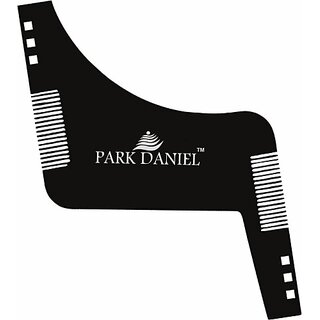                       PARK DANIEL Boomerang Z Shaper Beard Comb For Beard Shaping & Styling Pack Of 1 Pcs ()                                              