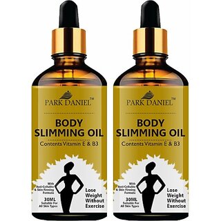                       PARK DANIEL Anti Cellulite & Slimming Massage Oil Helps in Fat Burning Pack of 2 of 30ML (60 ml)                                              