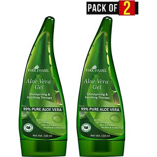                       PARK DANIEL 99% Pure Aloe Vera Gel- For Moisturizing,Cooling & Soothing (260 ml)                                              