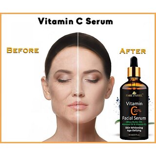 PARK DANIEL Vitamin C Serum with Hyaluronic acid- Anti Ageing and Anti Wrinkle(30 ml) (30 ml) PARK DANIEL Vitamin C Serum with Hyaluronic acid- Anti Ageing and Anti Wrinkle(30 ml) (30 ml)