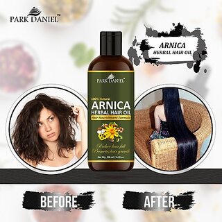                       PARK DANIEL Arnica Herbal Hair Growth Oil - For Hair Growth & Strong & Shiny Hairs For Men & Women (100 ml) Hair Oil (100 ml)                                              