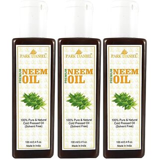PARK DANIEL Premium Neem oil combo of 3 bottles of 100 ml (300 ml) Hair Oil (300 ml) PARK DANIEL Premium Neem oil combo of 3 bottles of 100 ml (300 ml) Hair Oil (300 ml)