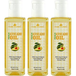 PARK DANIEL Pure Cold Pressed Avocado oil Combo pack of 3 bottles of 100 ml(300 ml) Hair Oil (300 ml) PARK DANIEL Pure Cold Pressed Avocado oil Combo pack of 3 bottles of 100 ml(300 ml) Hair Oil (300 ml)