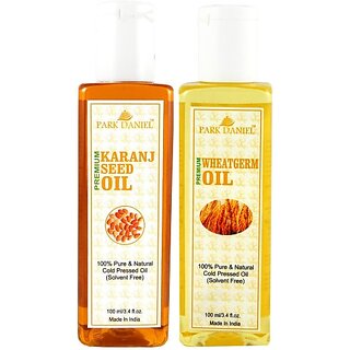 PARK DANIEL Premium Karanj oil and Wheatgerm oil combo of 2 bottles of 100 ml (200ml) Hair Oil (200 ml) PARK DANIEL Premium Karanj oil and Wheatgerm oil combo of 2 bottles of 100 ml (200ml) Hair Oil (200 ml)