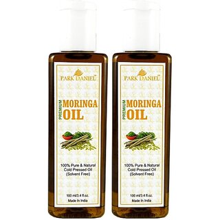                       PARK DANIEL Premium Moringa oil combo of 2 bottles of 100 ml (200 ml) Hair Oil (200 ml)                                              