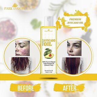                       PARK DANIEL Pure Cold Pressed Avocado oil(100 ml) Hair Oil (100 ml)                                              