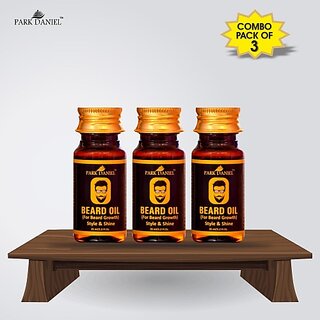 PARK DANIEL Beard Oil Combo Set (3 No.35 ml) Bottles(105 ml) Hair Oil (105 ml) PARK DANIEL Beard Oil Combo Set (3 No.35 ml) Bottles(105 ml) Hair Oil (105 ml)