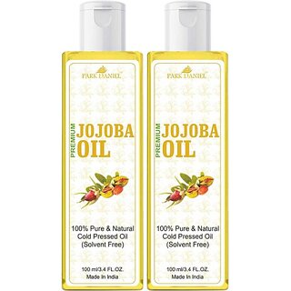                      PARK DANIEL Organic Jojoba oil combo pack of 2 bottles of 100 ml(200 ml) Hair Oil (200 ml)                                              