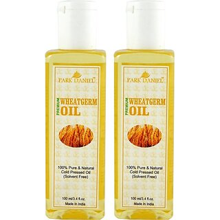                       PARK DANIEL Premium Cold Pressed Wheatgerm oilCombo pack of 2 bottles of 100 ml(200 ml) Hair Oil (200 ml)                                              