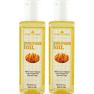 PARK DANIEL Premium Cold Pressed Wheatgerm oilCombo pack of 2 bottles of 100 ml(200 ml) Hair Oil (200 ml) PARK DANIEL Premium Cold Pressed Wheatgerm oilCombo pack of 2 bottles of 100 ml(200 ml) Hair Oil (200 ml)