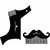 PARK DANIEL Boomerang Beard Line Shaper Comb & Mustache Beard Comb For Beard Shaping & Styling Combo Pack Of 2 Pcs ()