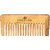 PARK DANIEL Natural & Ecofriendly Handmade Medium Detangler Neem Wooden Comb(5.5 inches)- For Stimulate Hair growth and Antidandruff Unisex pack of 3 Pcs ()