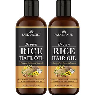                       PARK DANIEL Premium Brown Rice Hair Oil Enriched With Vitamin E - For Strength and Hair Growth(120 ml) Hair Oil (120 ml)                                              