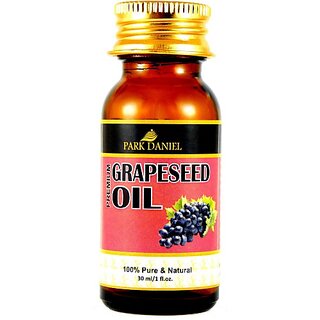                       PARK DANIEL Grapeseed Oil-100 % Pure and Natural(30 ml) Hair Oil (30 ml)                                              
