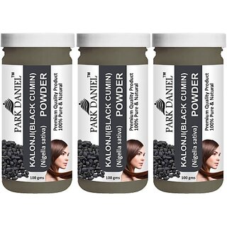                       PARK DANIEL Premium Kalonji(Black Cumin)Powder Combo Pack 3 bottles of 100 gms(300 gms) (300 g)                                              