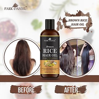 PARK DANIEL Premium Brown Rice Hair Oil Enriched With Vitamin E - For Strength and Hair Growth (60 ml) Hair Oil (60 ml) PARK DANIEL Premium Brown Rice Hair Oil Enriched With Vitamin E - For Strength and Hair Growth (60 ml) Hair Oil (60 ml)