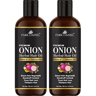                      PARK DANIEL ONION Herbal Hair oil - For Hair Regrowth (200 ml)                                              