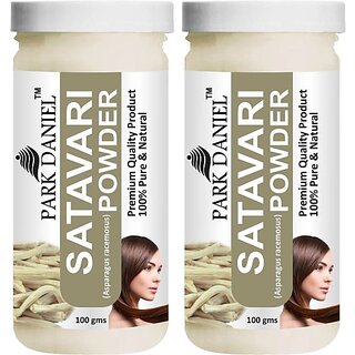                       PARK DANIEL Premium Satavari Powder Combo Pack 2 bottles of 100 gms(200 gms) (200 g)                                              