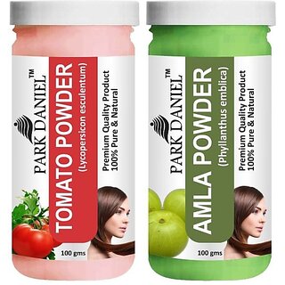                      PARK DANIEL Premium Tomato Powder & Amla Powder Combo Pack of 2 Jars of 100 gms(200 gms) (200 g)                                              