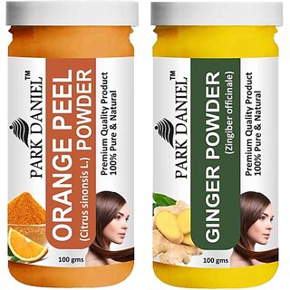 PARK DANIEL Pure & Natural Orange Powder & Ginger Powder Combo Pack of 2 Bottles of 100 gm (200 gm ) (200 ml) PARK DANIEL Pure & Natural Orange Powder & Ginger Powder Combo Pack of 2 Bottles of 100 gm (200 gm ) (200 ml)