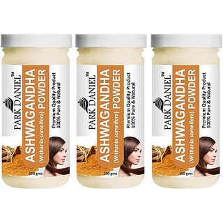                      PARK DANIEL Premium Ashwagandha Powder- For Skin Care Combo Pack 3 bottles of 100 gms(300 gms) (300 g)                                              